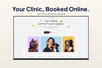 build a veterinary clinic and pet care website