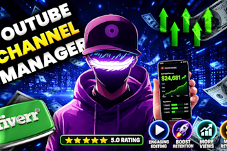 be your professional youtube channel manager