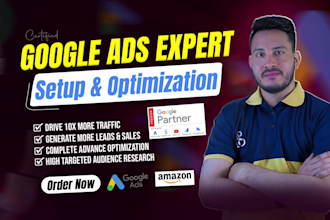 setup and manage your google ads PPC campaign, adwords campaign, SEM specialist