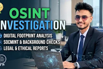 do osint investigation and digital footprint analysis