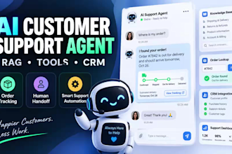 build an ai customer support agent with rag