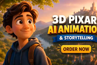 create 3d pixar animation ai animation 3d ai cartoon 3d pixar ai animation