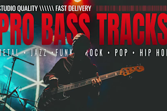 record the perfect bassline for rock, hiphop, or trap