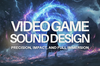 design immersive pro sound effects for your video game
