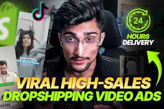 create eye catching tiktok video ads for dropshipping and online stores