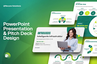 do quick powerpoint presentation and pitch deck design