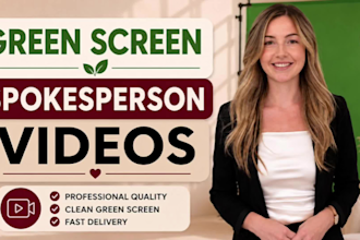 be your german green screen video spokesperson
