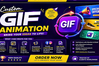 create custom animated gifs for giphy and social media