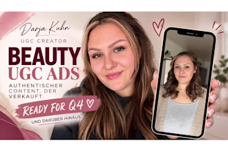 create german beauty ugc ads