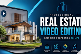 edit a professional real estate video