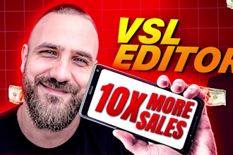 edit high converting vsl video sales letter