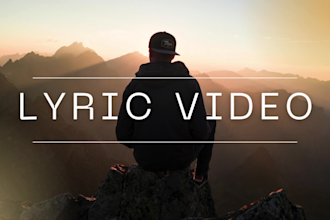 create a stunning lyrics video and lyric music video for your song