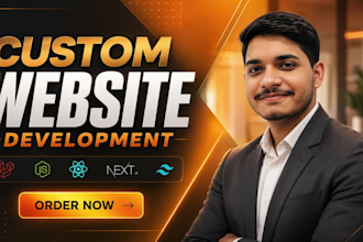 create full custom website