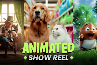 bring your stories to life with anime or pixar style videos