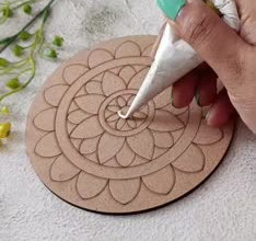 create digital  lippan art wall decor set with mirror work