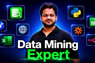 perform data scraping and data mining automation services