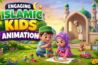 do ai islamic cartoon video animation for kids content and channels