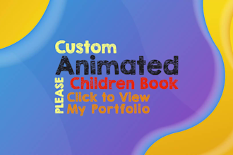 make animated children book trailer video digital flip book