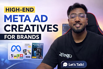 design high converting meta ad creatives and carousels