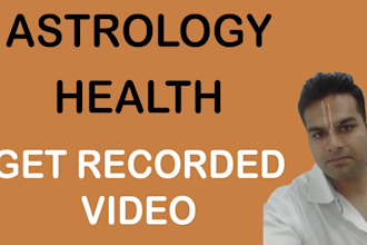 do recorded astrology video for your health