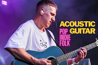 record custom acoustic guitar for pop indie folk songs