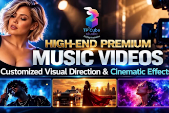 create a high end cinematic music video with visual storytelling