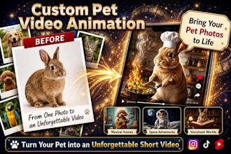 turn your pet photo into amazing ai animation video