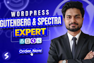 create stunning website with gutenberg blocks and spectra