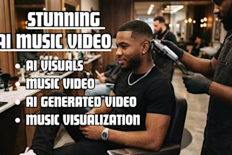 create ai generated music video and lyric video for your song