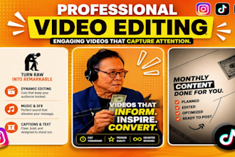 edit finance youtube shorts and reels with captions