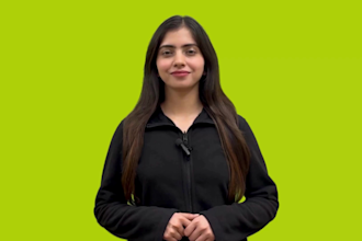 be your spokesperson for custom green screen videos