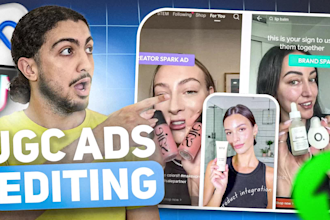 edit high converting ugc ads videos for tiktok and meta