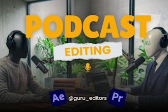edit professional podcast videos