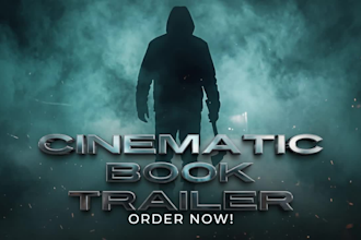create cinematic book trailer fantasy thriller romance teaser