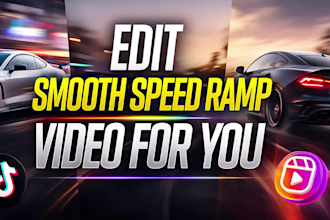 edit smooth speed ramp reels, tiktoks and youtube shorts