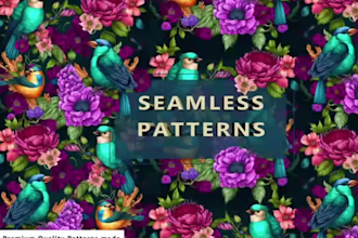 create seamless patterns with ai art and manual edit