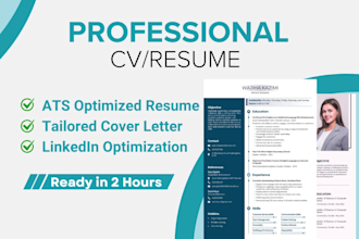 be your ats resume and professional CV maker