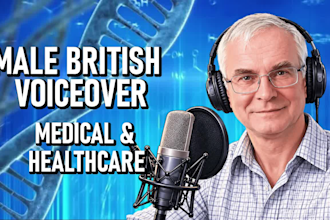 record medical, healthcare, pharmaceutical voiceover