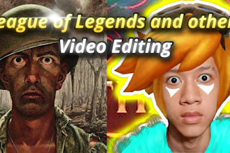edit your gaming videos, specializing in league of legends