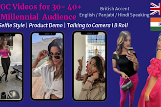 be your UK female 30 plus ugc creator for your brand,service