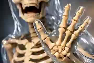 create dr data style ai skeleton animation shorts