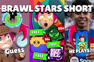 make a brawl stars short that get you a lot of views