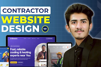 design a professional wordpress website for contractors and local service