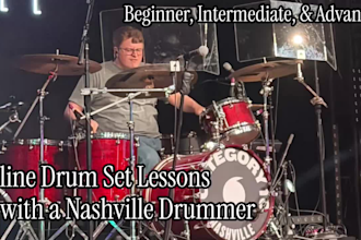 give you personalized 1 on 1 drum lessons from my nashville home studio