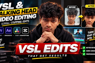 edit your vsl and talking head video