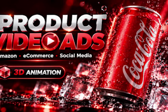 create amazon product videos or e commerce product video ads