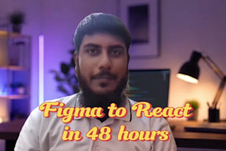 convert figma design to pixel perfect react with tailwind