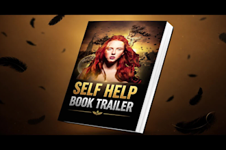 create an engaging cinematic self help book trailer