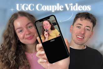 create ugc couple content for tiktok, instagram, amazon