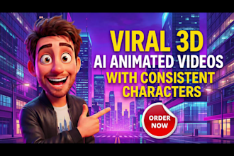 create viral 3d ai animated videos with consistent characters
